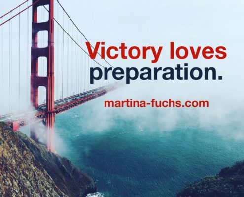 Martina Fuchs Victory loves preparation