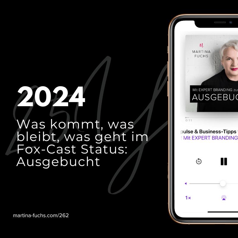 Fox-Cast Status: Ausgebucht - Podcast Martina Fuchs