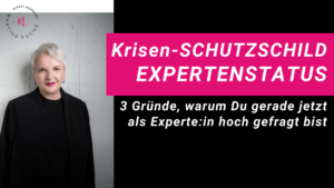 Krisenschutz-Schild Expertenstatus – Martina Fuchs